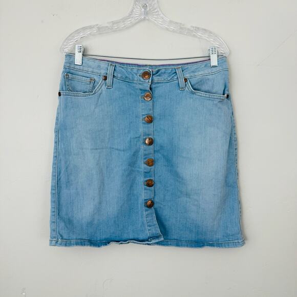 Wrangler Button Up Denim Skirt Women’s Size 11 - Picture 1 of 7